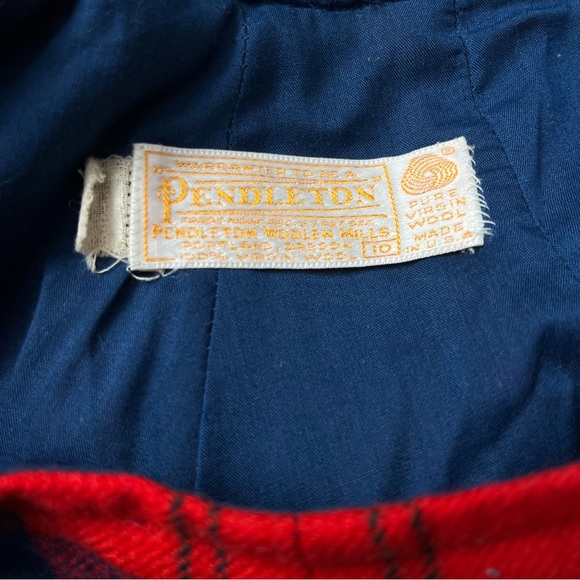 1960s Wool Pendleton - Tartan Trousers - Talon side zipper made in USA - Picture 7 of 8